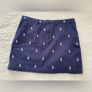 Ralph Lauren Sport Skirt, Navy, Size 10